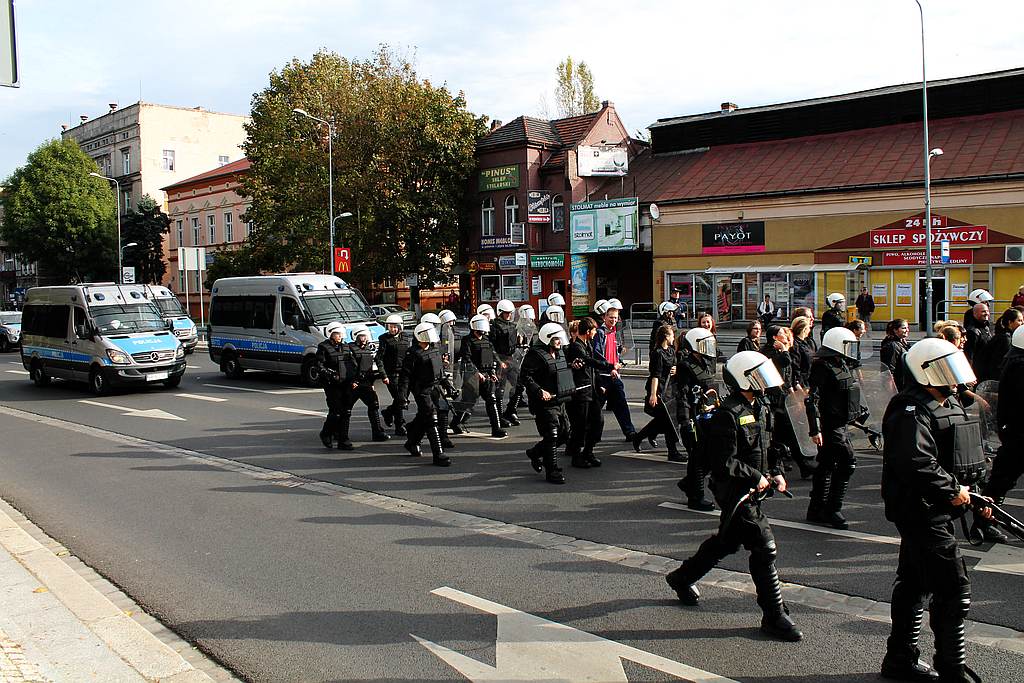 Ćwiczenia legnickiej policji