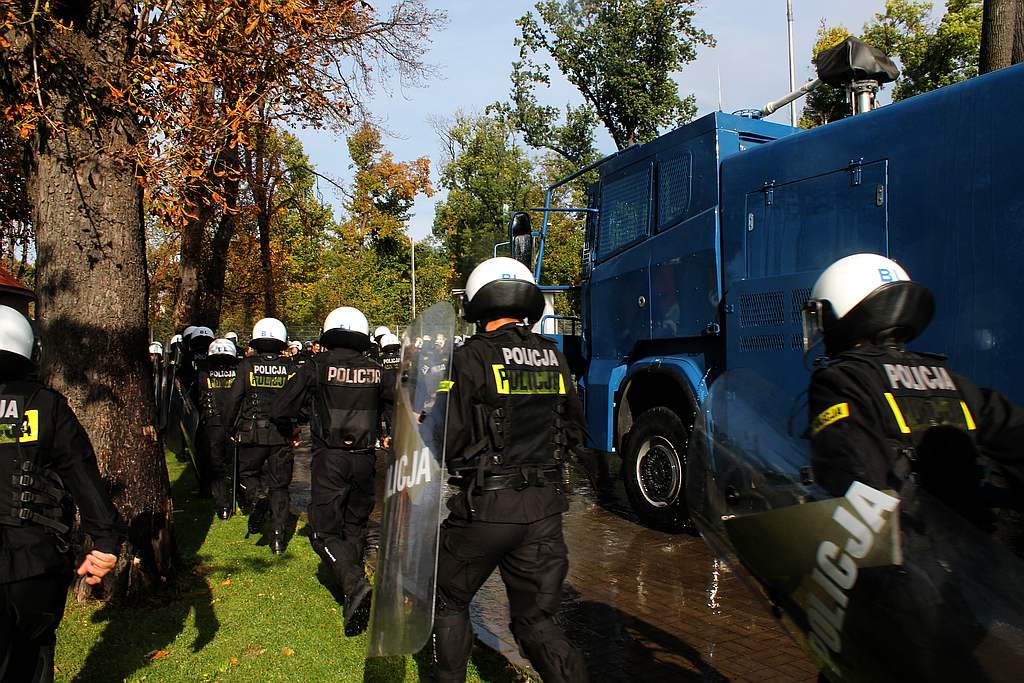 Ćwiczenia legnickiej policji