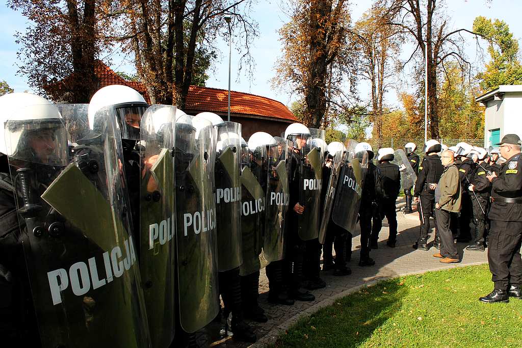 Ćwiczenia legnickiej policji