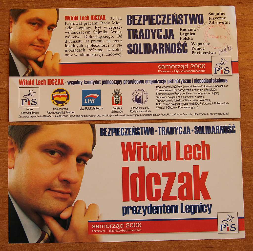 Kampania wyborcza 2006 r. na ulotkach