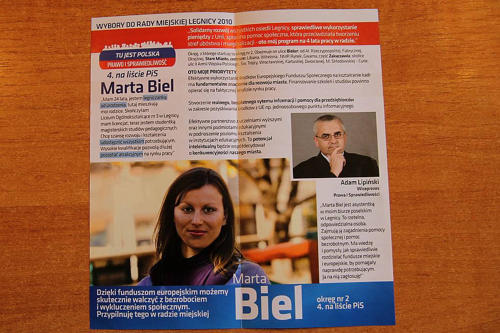 Kampania wyborcza 2010 r. na ulotkach