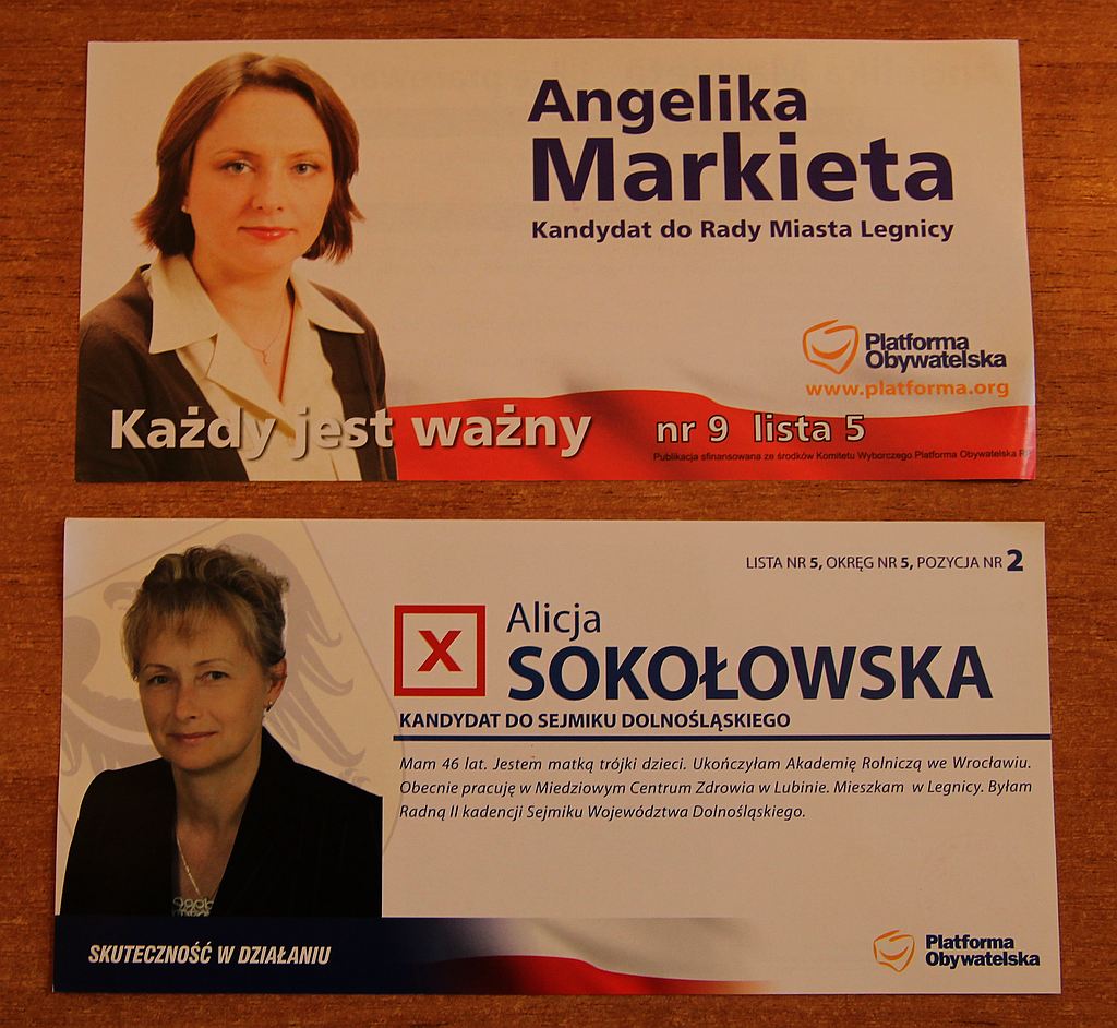 Kampania wyborcza 2006 r. na ulotkach