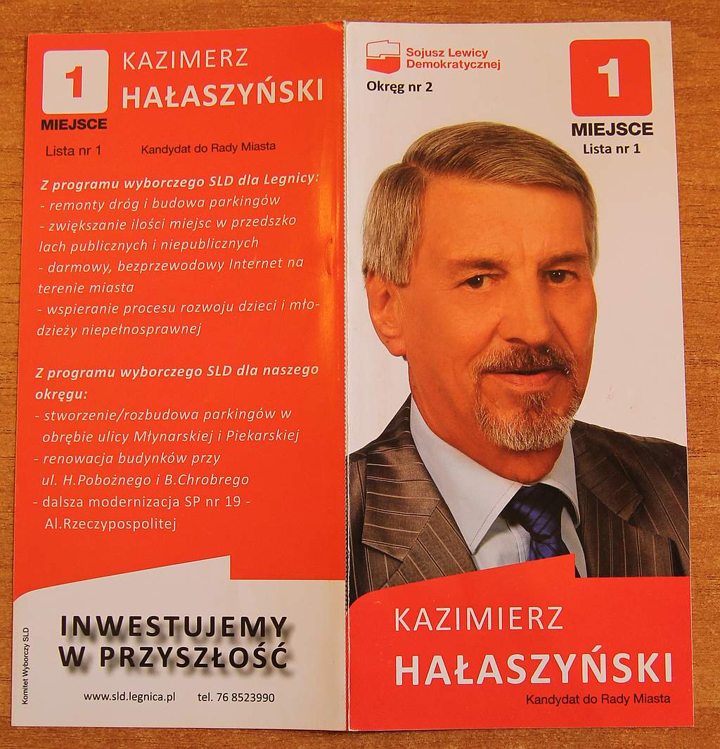 Kampania wyborcza 2010 r. na ulotkach