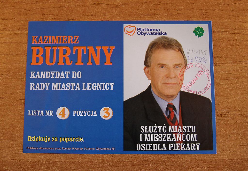 Kampania wyborcza 2010 r. na ulotkach