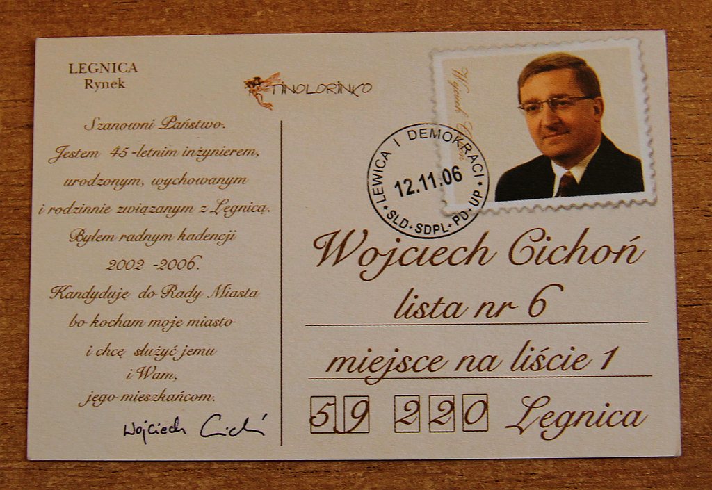 Kampania wyborcza 2006 r. na ulotkach