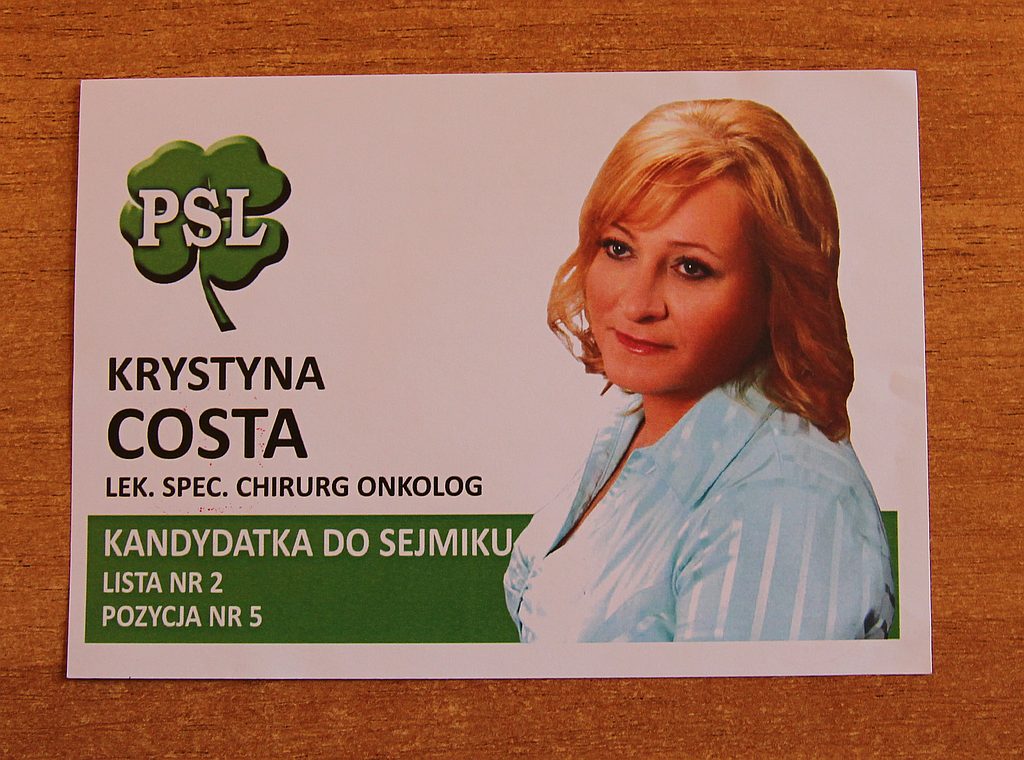 Kampania wyborcza 2010 r. na ulotkach