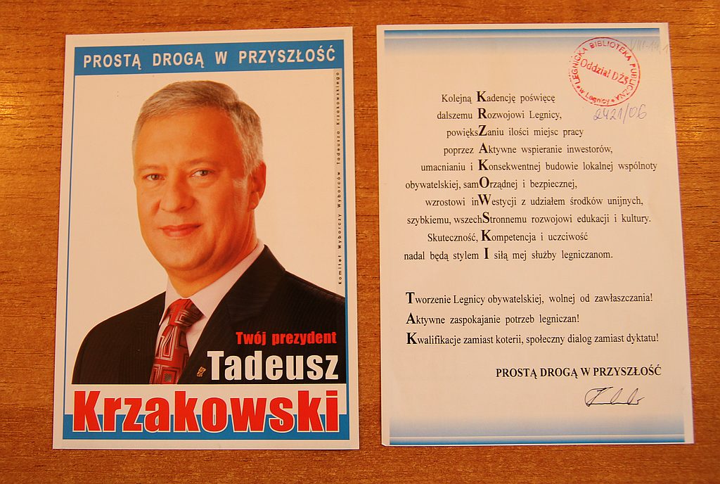 Kampania wyborcza 2006 r. na ulotkach