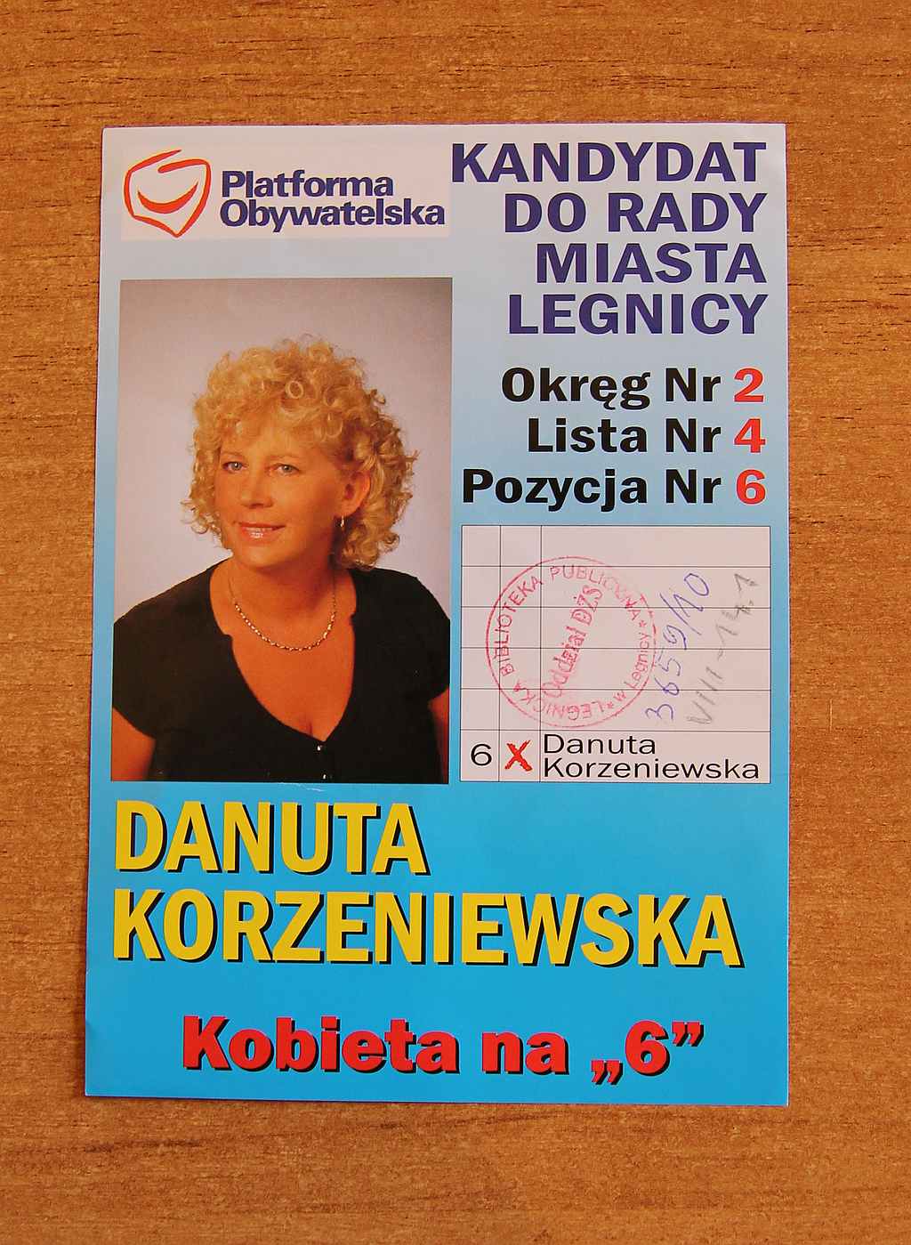 Kampania wyborcza 2010 r. na ulotkach