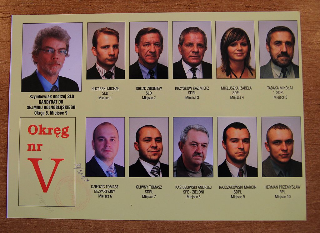 Kampania wyborcza 2006 r. na ulotkach