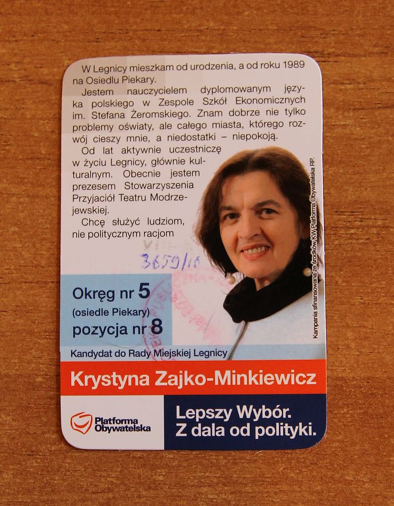 Kampania wyborcza 2010 r. na ulotkach