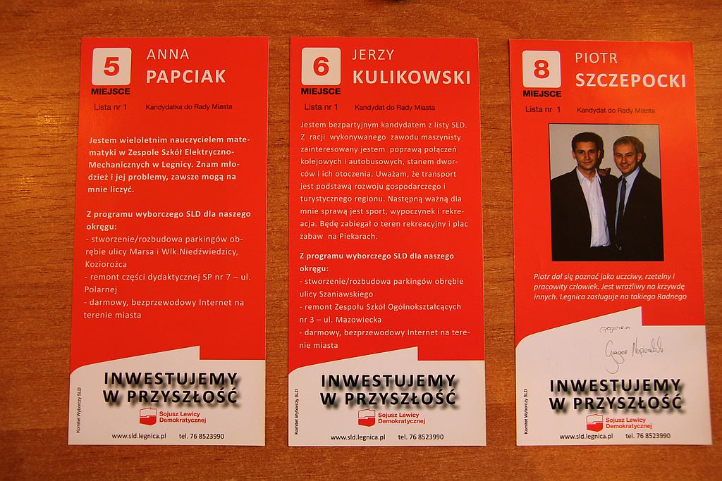 Kampania wyborcza 2010 r. na ulotkach