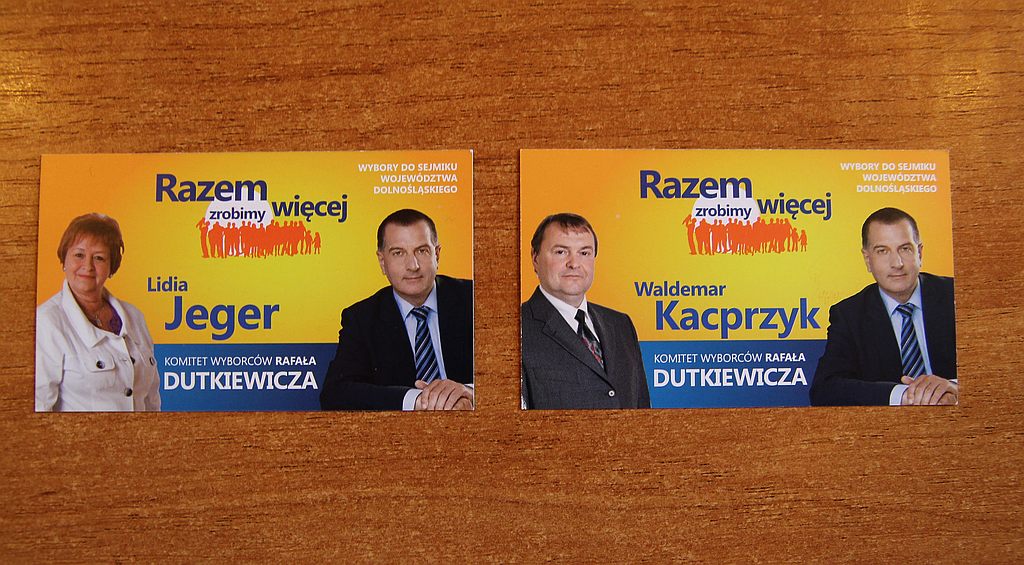 Kampania wyborcza 2010 r. na ulotkach