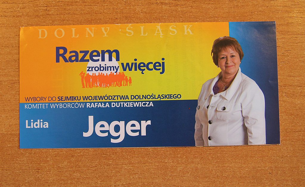 Kampania wyborcza 2010 r. na ulotkach