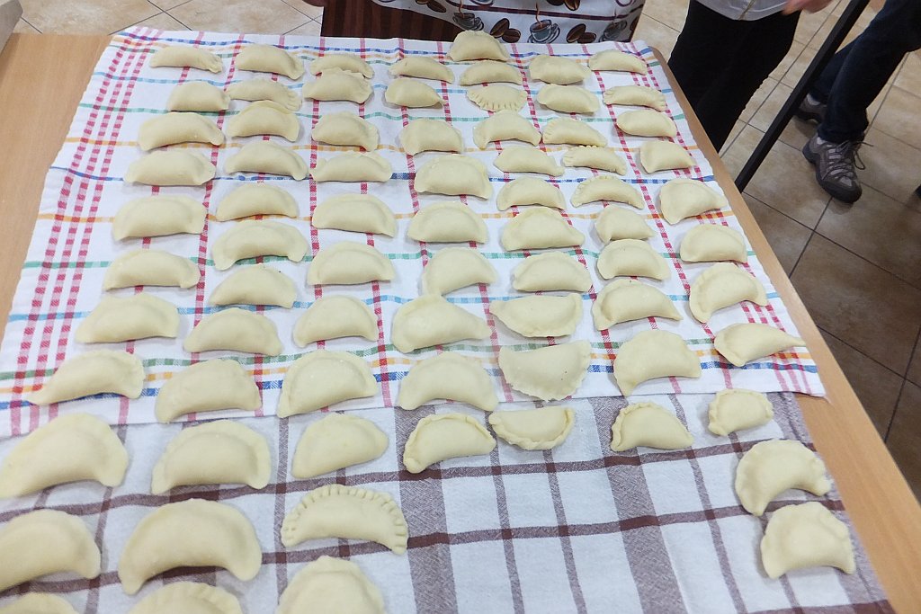 W Wągrodnie w gminie Ruja uczyli się jak robić pierogi