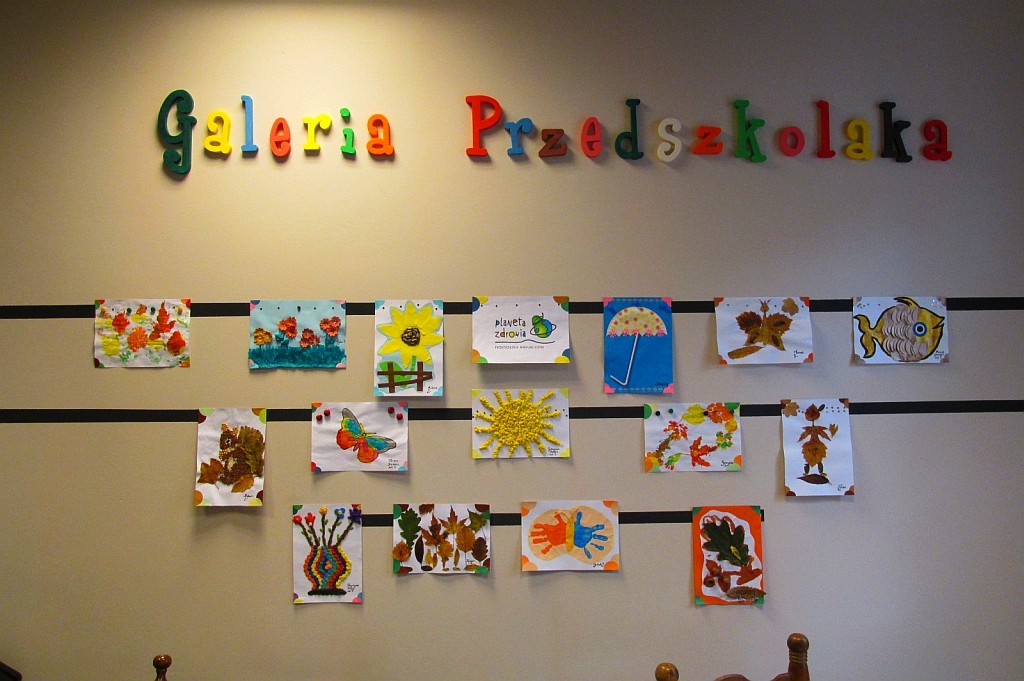Jesienne skarby w Galerii Przedszkolaka