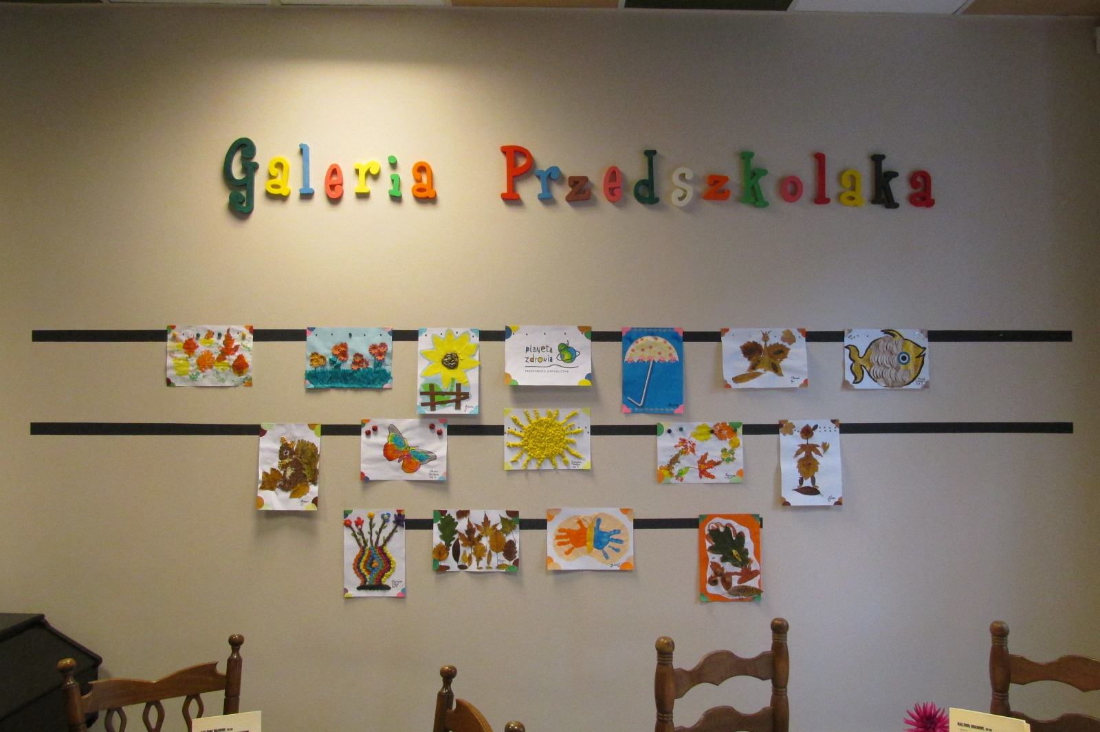 Jesienne skarby w Galerii Przedszkolaka