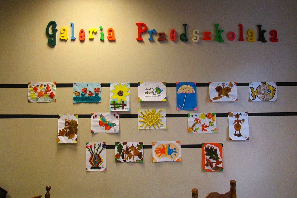 Jesienne skarby w Galerii Przedszkolaka