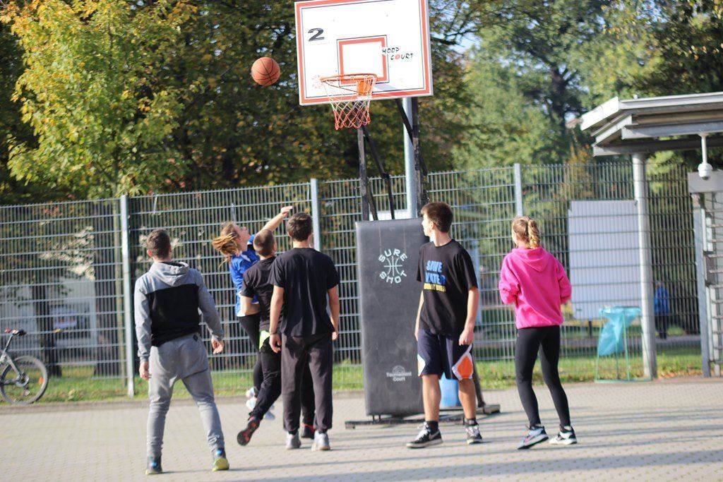 Placki Basket Show w parku