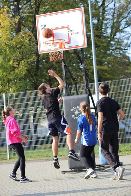 Placki Basket Show w parku