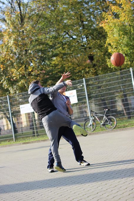 Placki Basket Show w parku