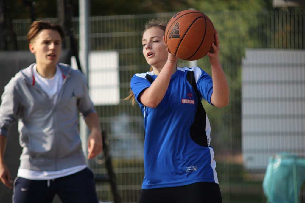 Placki Basket Show w parku