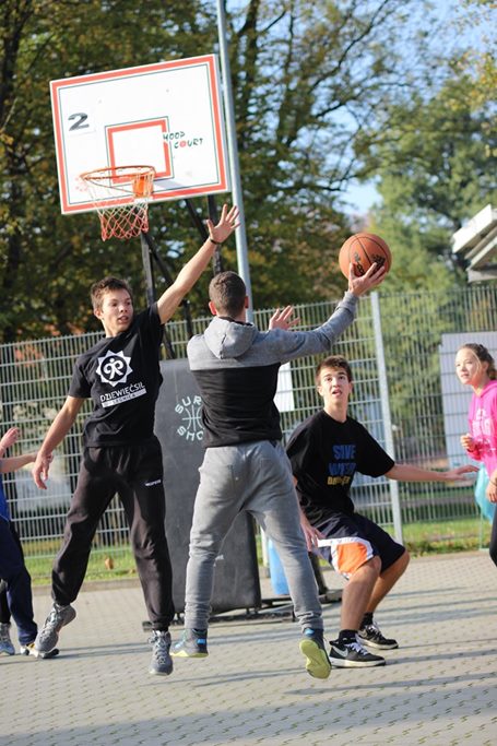 Placki Basket Show w parku