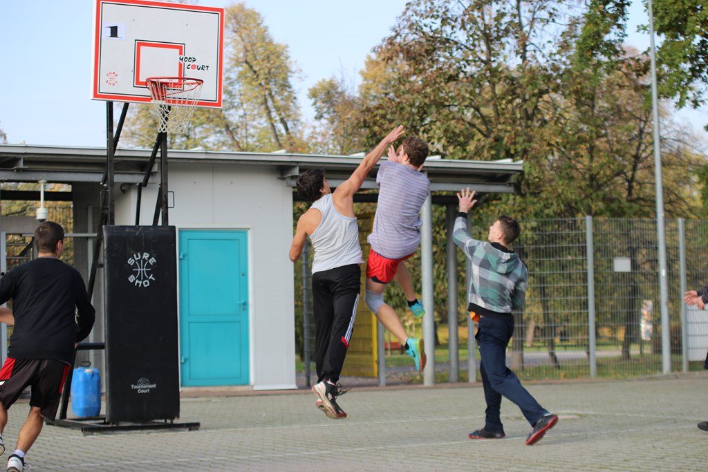 Placki Basket Show w parku