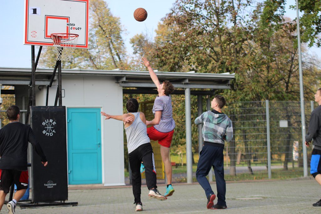 Placki Basket Show w parku