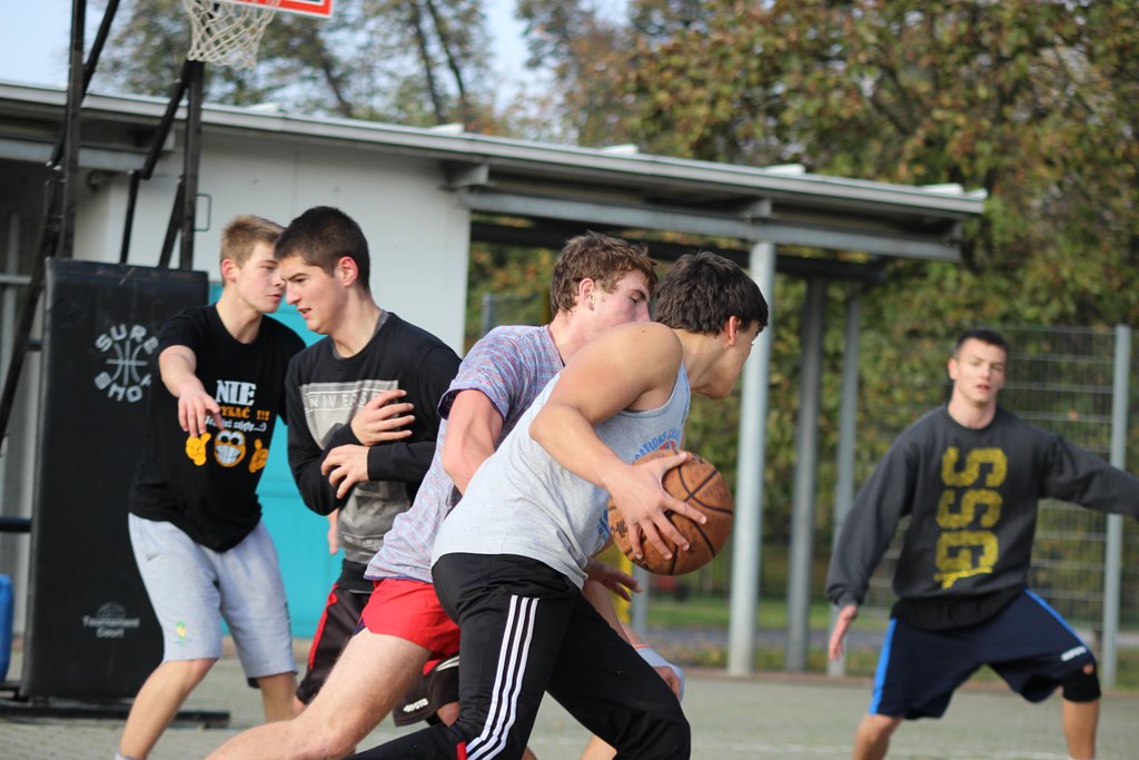 Placki Basket Show w parku