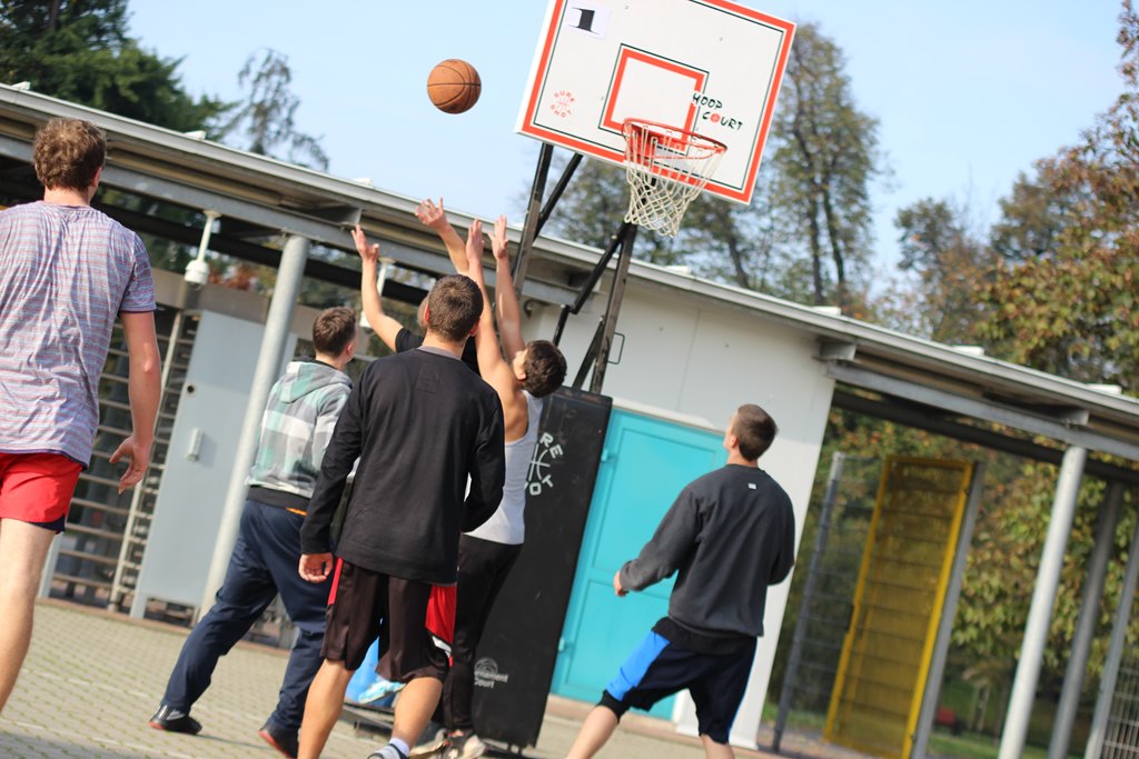 Placki Basket Show w parku