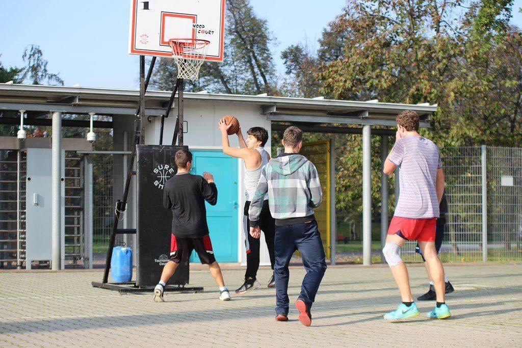 Placki Basket Show w parku