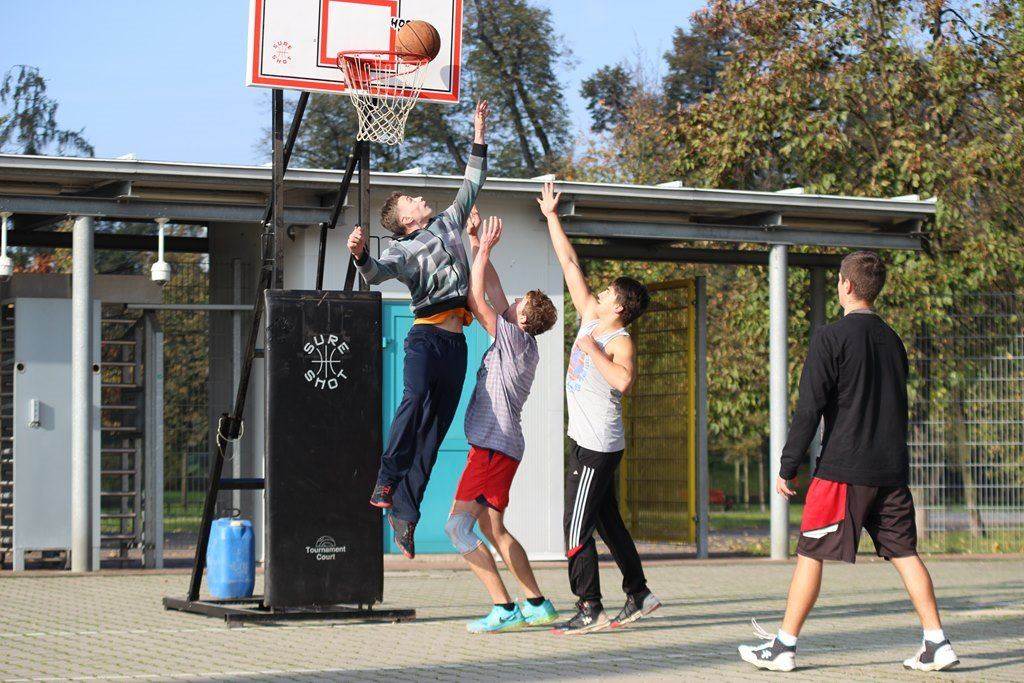 Placki Basket Show w parku