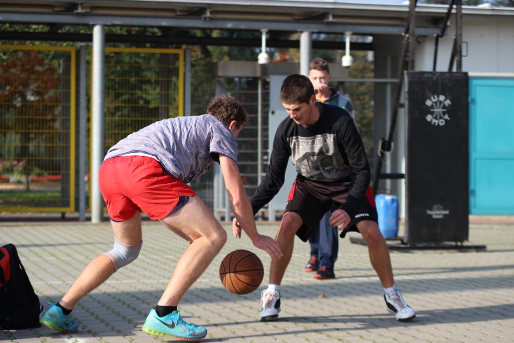 Placki Basket Show w parku