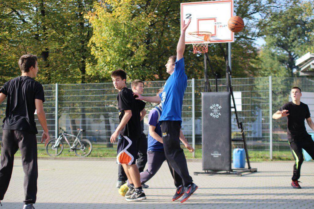 Placki Basket Show w parku