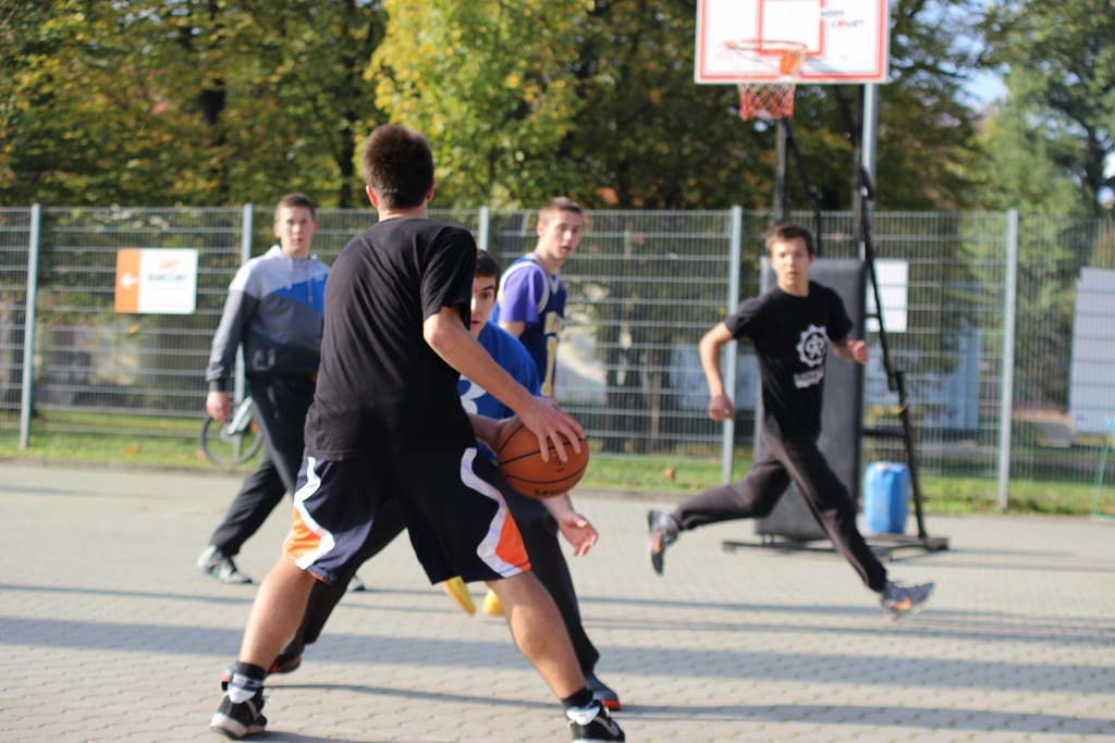 Placki Basket Show w parku
