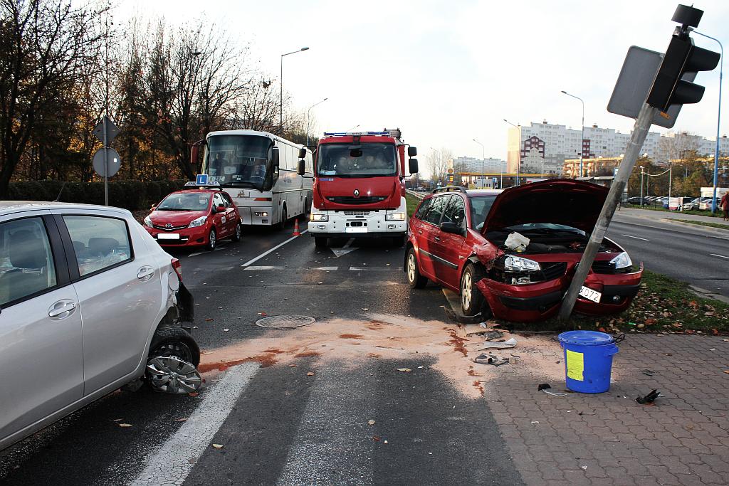 Wypadek na alei Marszałka Piłsudskiego