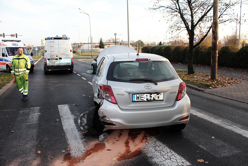 Wypadek na alei Marszałka Piłsudskiego