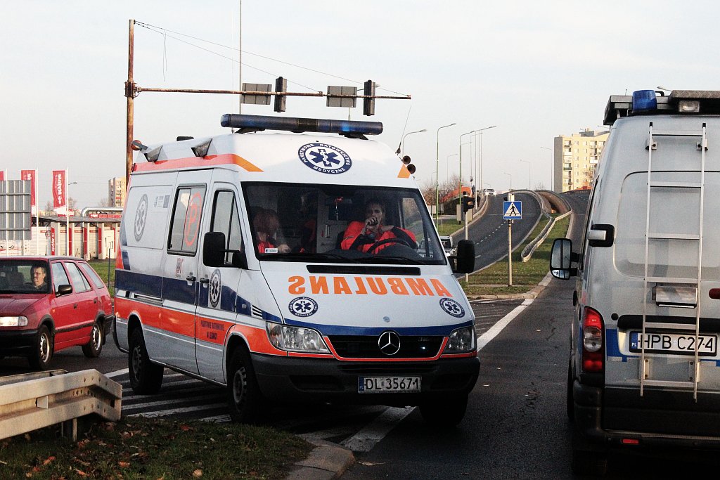 Wypadek na alei Marszałka Piłsudskiego