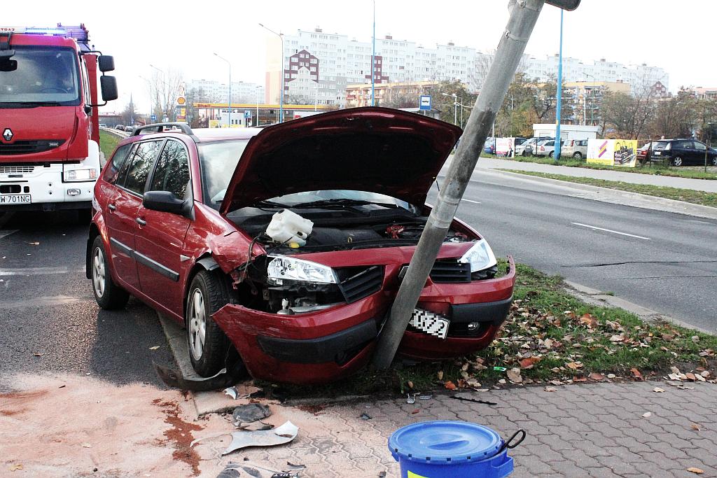 Wypadek na alei Marszałka Piłsudskiego
