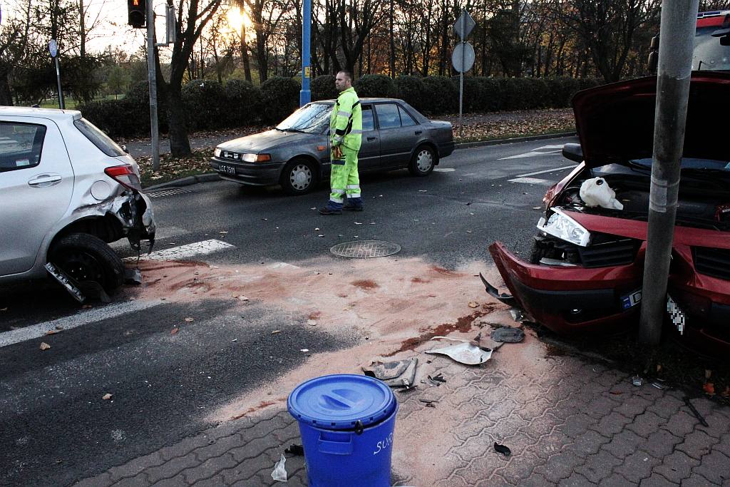 Wypadek na alei Marszałka Piłsudskiego