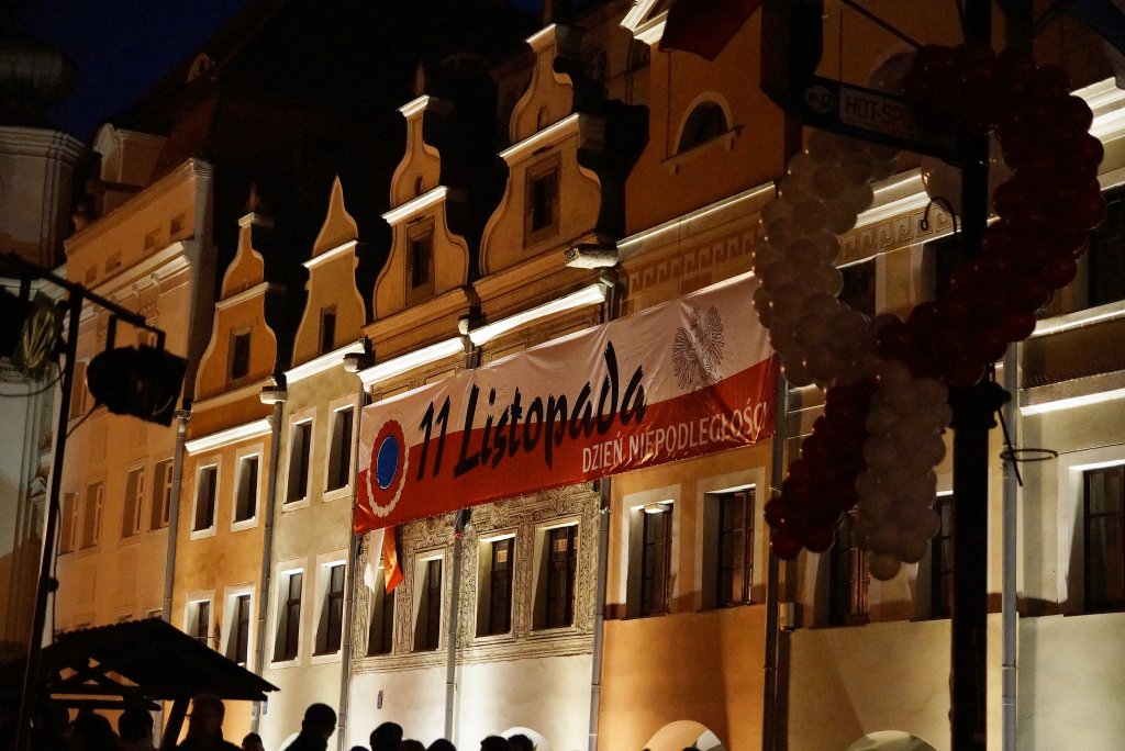 Widowisko na zakończenie Święta Niepodległości