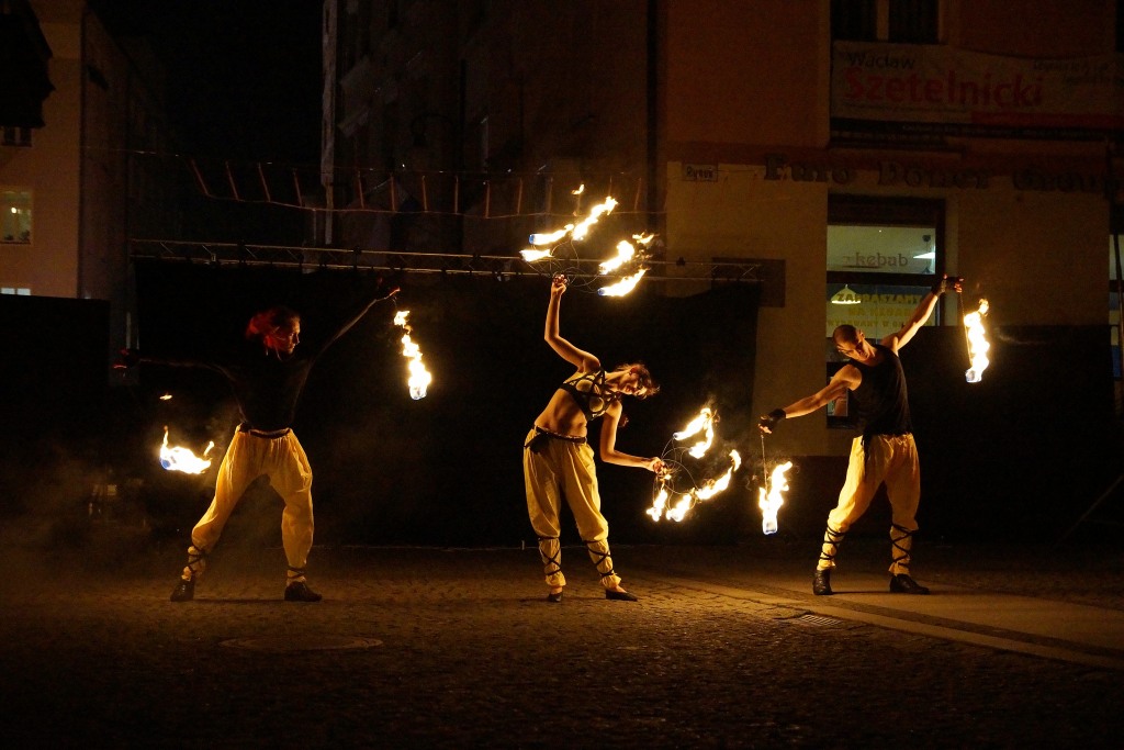 Widowisko na zakończenie Święta Niepodległości
