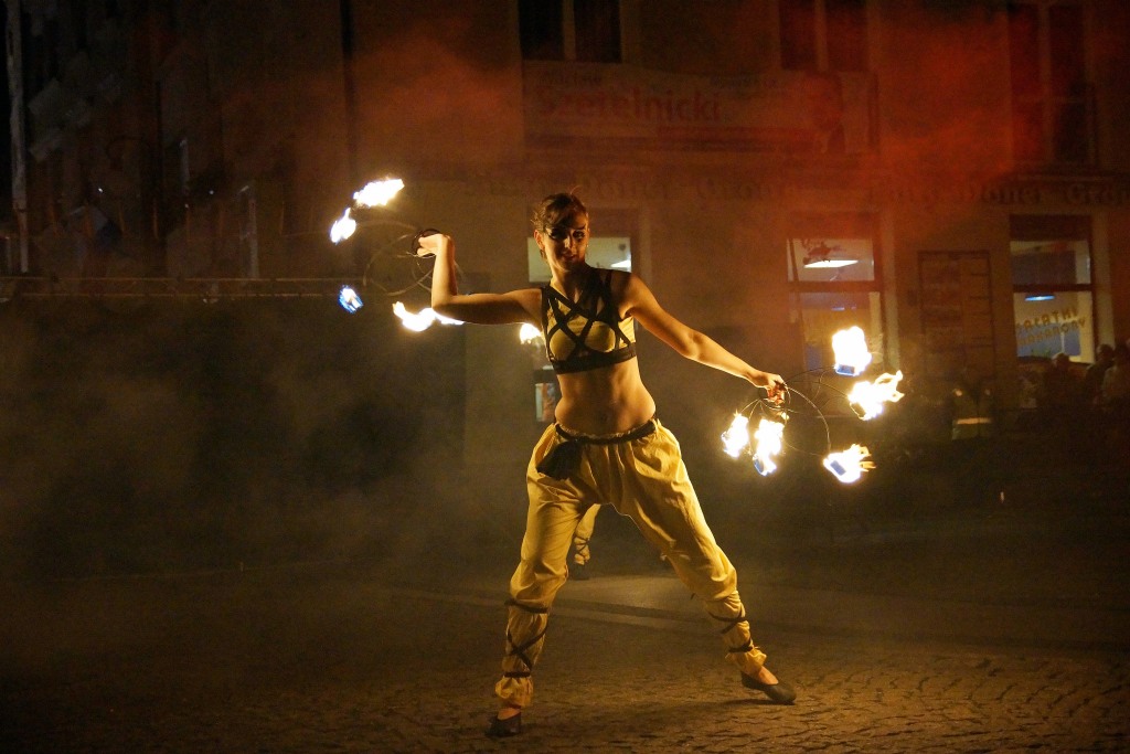 Widowisko na zakończenie Święta Niepodległości