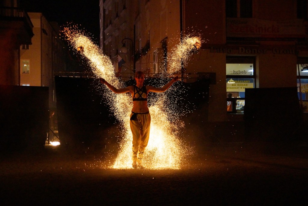 Widowisko na zakończenie Święta Niepodległości