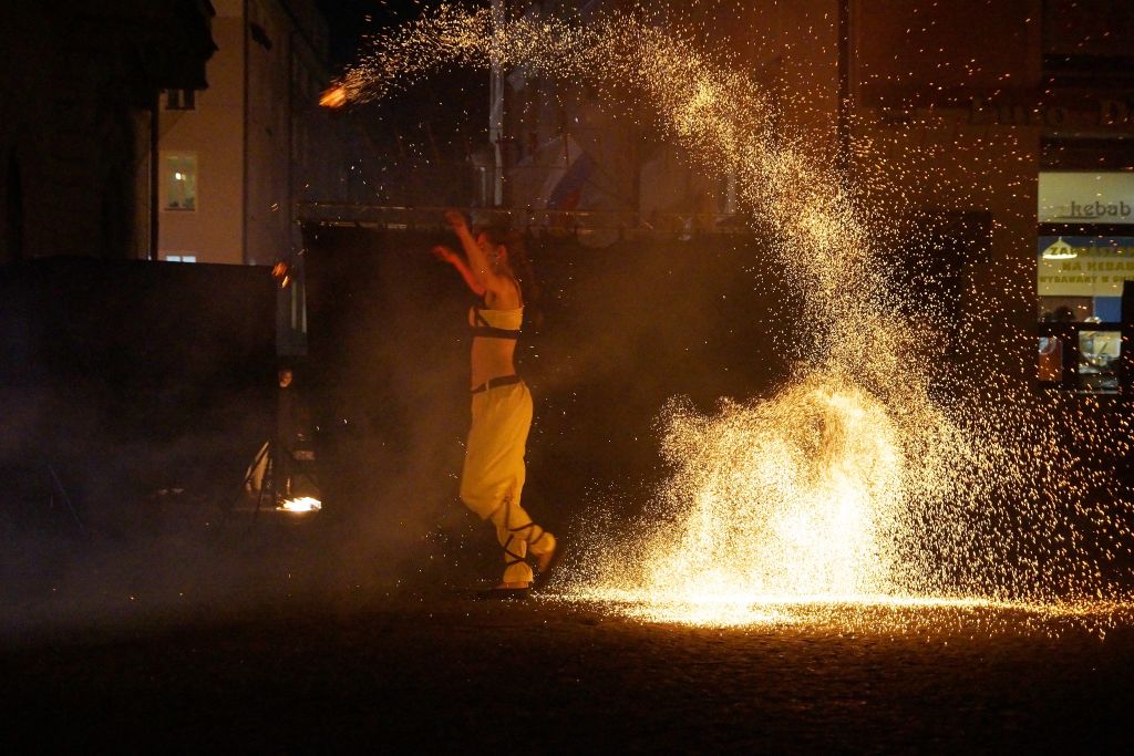 Widowisko na zakończenie Święta Niepodległości