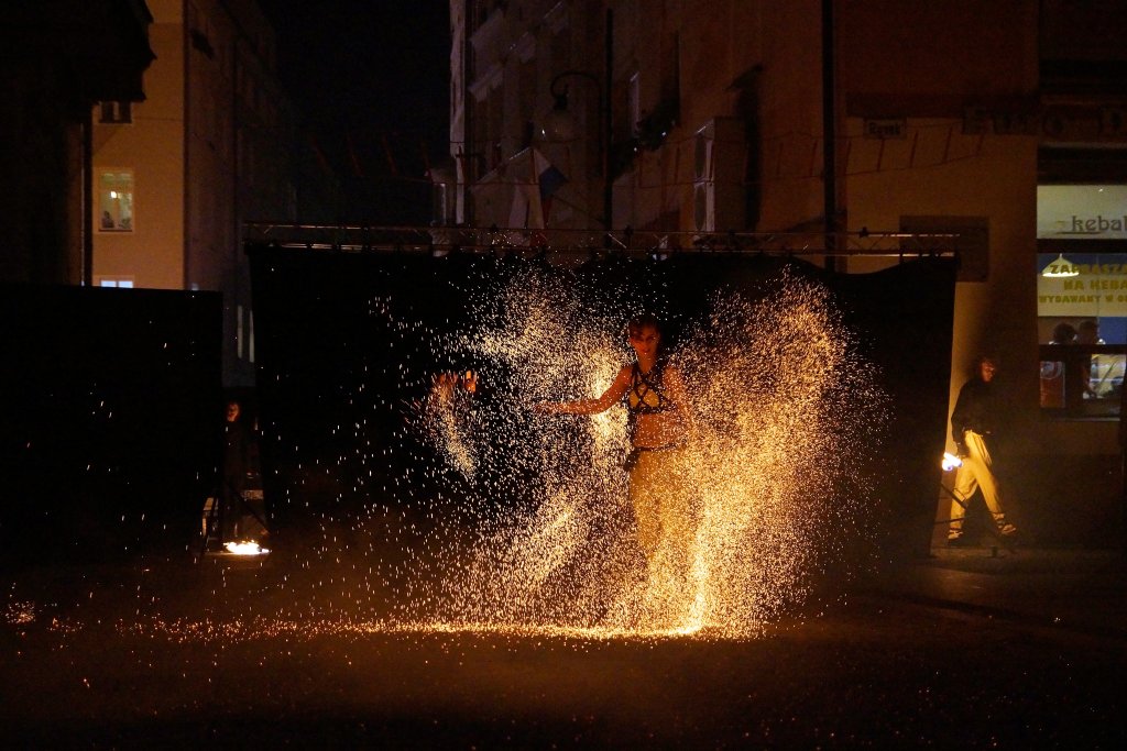 Widowisko na zakończenie Święta Niepodległości