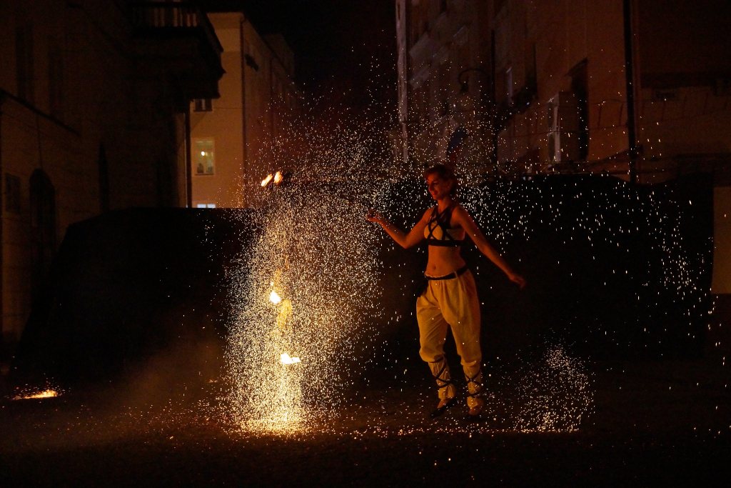 Widowisko na zakończenie Święta Niepodległości