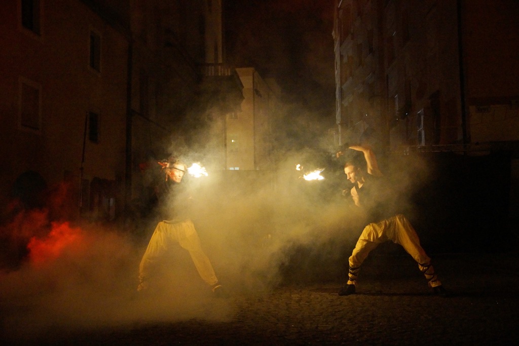 Widowisko na zakończenie Święta Niepodległości