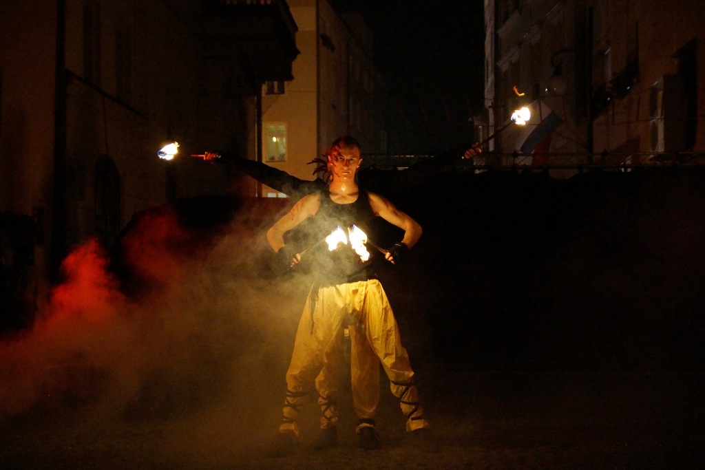 Widowisko na zakończenie Święta Niepodległości