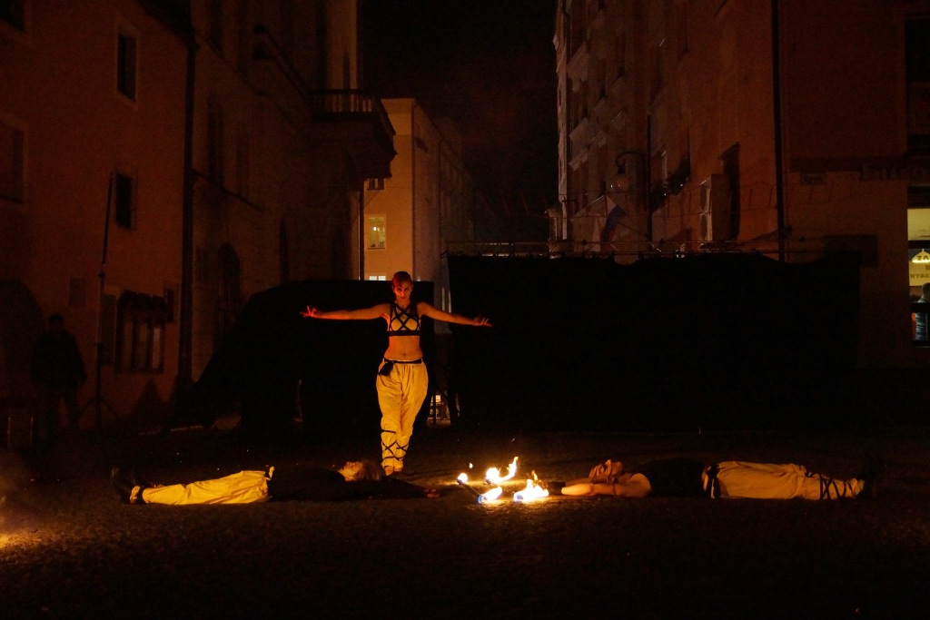 Widowisko na zakończenie Święta Niepodległości